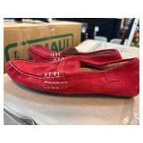 Polo Ralph Lauren Red Suede Loafers