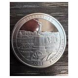 2011 Gettysburg Silver Quarter Dollar Coin