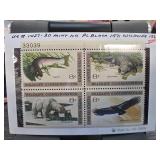 1971 US Wildlife Conservation Stamp Block