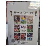 World Cup 98 Tournament Stars Stamp Sheet