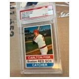 1976 Hostess Carlton Fisk Hand Cut Card
