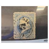 1882 USA 206 with Christiansburg, VA Cancel