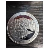 2011 Olympic National Park Silver Quarter