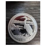 2015 Bombay Hook National Park Silver Coin