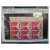 US C78 Mint Plate Block 6 1971 Airmail Stamps