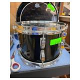 Ludwig Black Tom Drum with Chrome Hardware