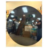 60 inch Large Round Table with Two Metal Bases