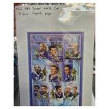 Mint 1998 Soccer World Cup Stamp Sheet