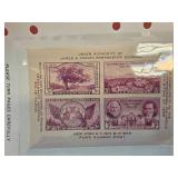 1936 Texas Centennial Souvenir Sheet