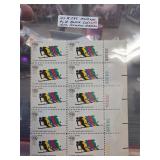 1972 U.S. Olympics Airmail Stamp Block