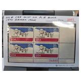 1974 US C88 Mint NH Plate Block Airmail Stamps