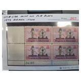 1973 US Airmail Plate Block Progress in Electronic