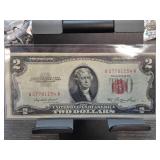 1953 US Two-Dollar Red Seal Bill