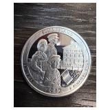 2017 Ellis Island Silver Quarter Dollar