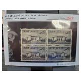 1947 US C34 Airmail Issue Block