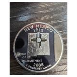 2008 New Mexico Silver Proof Quarter