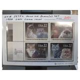 1988 USA Cats Set of 4 Mint Blocks