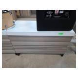 Contemporary Two-Drawer Wooden Cabinet