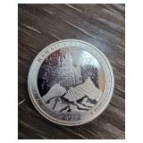 2012 Hawaii Volcanoes Silver Quarter