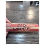 Roll of Old Wheat Pennies