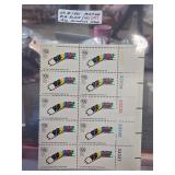 Plate Block of 10 1972 Olympic Stamps