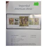 Imperiled American Birds Postage Stamps Sheet