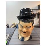 1976 Ezra Brook Oliver Hardy Figurine