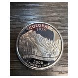 2006 Colorado State Quarter in Silver