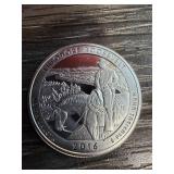 2016 Theodore Roosevelt Silver Quarter