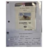 1989 COMPEX Snow Goose Stamp Sheet