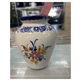 Handpainted Ceramic Vase from Portugal