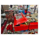 Decorative Santa Figures in Boxes