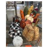 Fall Themed Decor Collection With Turkey and Pumpk