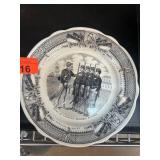 Sarreguemines France Decorative Plate