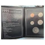 1995 U.S. Coin Mint Set in Display Case