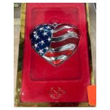 Lenox Heart of America Ornament in Original Box