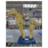 Hand-Painted Ceramic Horse Figurine