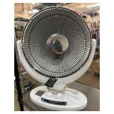 White Oscillating Parabolic Heater by One Stop Gar
