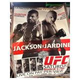 Three UFC and Boxing Fight Posters