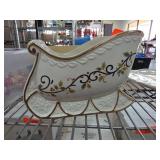 Mikasa Fine Porcelain Holiday Sleigh Centerpiece