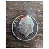 2017 Silver Roosevelt Dime, Proof Finish