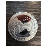 2011 Chickasaw Silver Quarter Dollar Coin