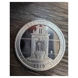2010 Hot Springs Silver Quarter Coin