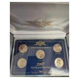 2007 State Quarter Collection in Presentation Case