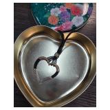 Brighton Heart Pendant with Cord Necklace