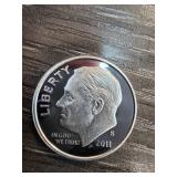 2011 Roosevelt Silver Dime Proof Coin