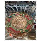 Fitz and Floyd Christmas Lodge Plate