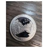 2011 Chickasaw Quarter in Silver