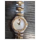 Movado Womens Quartz Watch With Two-Tone Band