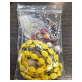 Costume Jewelry Lot in Clear Bag
